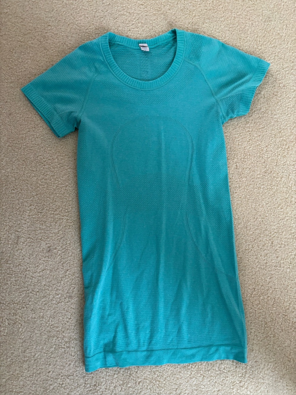 lululemon athletica Swiftly Tech Short Sleeve Crew in Amazonite Teal - Picture 5 of 11